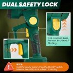 SakerPlus Cordless Hedge Trimmer, 2-in-1 Electric Bush Trimmer and Handheld Grass Cutter, 22V Lightweight Mini Shrub Trimmer Grass Clippers with 2 Batteries and Charger, Perfect Gardening Yard Tools