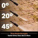 LawnMaster LT306-1800C Electric Pressure Washer 13 Amp 1.4 GPM 2100 Max PSI with Foam Bottle CSA Certified