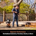 LawnMaster LT306-1800C Electric Pressure Washer 13 Amp 1.4 GPM 2100 Max PSI with Foam Bottle CSA Certified