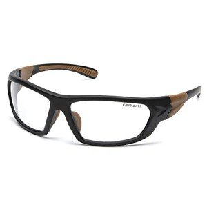 Carhartt Gear CHB210DT Carbondale Clear Anti-Fog Lens - One Size - Black/Tan