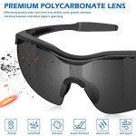 OXG 12 Pairs Safety Glasses, ANSI Z87.1 UV Protection Impact Resistant Safety Goggles for Women Men (Grey Lens, Black Frame)