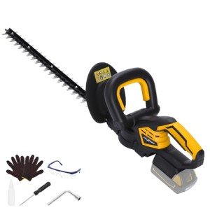 Hedge Trimmer for Dw 20V Battery,Hedge Trimmer Cordless with 22'' Dual-Action Blade and 3/5'' Cutting Capacity,1600RPM& Safety Lock (Battery Not Included)