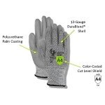 MAGID Griffin Gear ANSI A4 Liquid Repellent Nitrile Work Gloves , 12 Pairs, Size 10/XL, GPD452