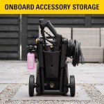 CAT Electric Pressure Washer 1850 PSI 1.4 GPM with 20' high-Pressure Hose, Quick Release Gun, 3-in-1 Nozzle Lance, Foam Cannon Water Pressure Washers, Power Washer for Your Home Patio, Driveway & RV