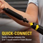 CAT Electric Pressure Washer 1850 PSI 1.4 GPM with 20' high-Pressure Hose, Quick Release Gun, 3-in-1 Nozzle Lance, Foam Cannon Water Pressure Washers, Power Washer for Your Home Patio, Driveway & RV