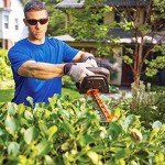 BLACK+DECKER 40V MAX Cordless Hedge Trimmer, 24-Inch Brush Trimmer with Battery and Charger (LHT341FF)