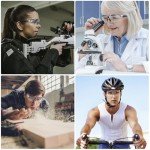 TICONN Anti-Fog Safety Glasses for Men and Women, ANSI Z87.1 Scratch Proof Eye Goggles with Adjustable Arms and UV Protection (Clear, 1PK)