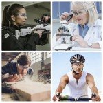 TICONN Anti-Fog Safety Glasses for Men and Women, ANSI Z87.1 Scratch Proof Eye Goggles with Adjustable Arms and UV Protection (Clear, 1PK)