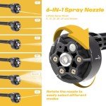 Cordless Pressure Washer, Max 560 PSI 20V Portable Power Washer with 2pcs Rechargeable 1500mAh Battery 6 in 1 Nozzles, High Pressure Washer for Car Fence Floor Patio Home Cleaning