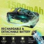 Saker Cordless Hedge Trimmer-20V Electric Shrub Trimmer Grass Shears Handheld Grass Cutter, Hedge Shear with 1 PCS Rechargeable Battery and Charger for Garden, Lawn