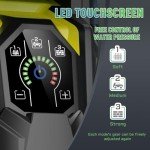 Electric Pressure Washer 5000PSI-Max 3.6GPM Power Washer Touch Screen Adjustable Pressure,4 Nozzles and 500ml Foam Cannon Power Washer Cleaning for Patio Yellow