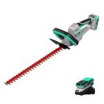 Litheli 20V Cordless Hedge Trimmer 20" (5/8" Cut) | 2.0Ah Battery & Charger Included | Lightweight Quiet Shrub/Bush Trimmer for Thick Branches, Yard, Garden(Battery & Charger Incl.)