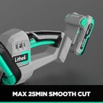 Litheli 20V Cordless Hedge Trimmer 20" (5/8" Cut) | 2.0Ah Battery & Charger Included | Lightweight Quiet Shrub/Bush Trimmer for Thick Branches, Yard, Garden(Battery & Charger Incl.)