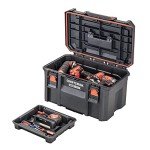CRAFTSMAN TRADESTACK Tool Box, Waterproof Indoor/Outdoor, Stackable Tool Storage, Lockable, 21 Inch (CMST21430)