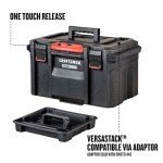 CRAFTSMAN TRADESTACK Tool Box, Waterproof Indoor/Outdoor, Stackable Tool Storage, Lockable, 21 Inch (CMST21430)