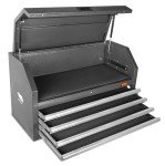 WEN 42-Inch Premium Tool Chest with Heavy Duty 21-Gauge Powder-Coated Steel Construction and Onboard Charging Station (GG421T)