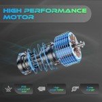 Electric Pressure Washer 4800PSI-Max 3.2GPM Power Washer with 25 Feet Hose,16.4 Feet Power Cord, Car Wash Machine Blue Ideal Cleaning for Garden