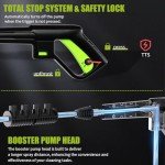 Electric Pressure Washer - 3000PSI Electric Power Washer with 33FT Pressure Hose, 33FT Power Cord, 4 Nozzles,450ML Foam Bottle, High Pressure Washer for Cars, Fences, Patios, Driveways