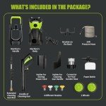 Electric Pressure Washer - 3000PSI Electric Power Washer with 33FT Pressure Hose, 33FT Power Cord, 4 Nozzles,450ML Foam Bottle, High Pressure Washer for Cars, Fences, Patios, Driveways