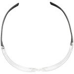 Amazon Basics Safety Glasses, Anti-Fog, Scratch Resistant Polycarbonate Lens, Clear/Black, 12-Pack (Previously Amazon Commercial brand)