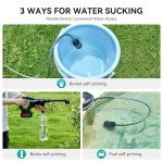 Andeman Cordless Pressure Washer 800PSI 1.5GPM - 3.0Ah Battery Portable Cordless Pressure Washer with 6-in-1 Nozzle | for Car Washing, Driveway, Patio, Fence, Home Cleaning