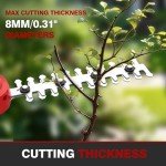 21V Hedge Trimmer Cordless & Grass Shear, 2-in-1 3000mAh Battery Bush Trimmer Handheld Hedge Clippers, Mini Hedge Shears Grass Trimmer for Garden, Lawn Care