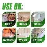 Oxy Solve House and Siding Pressure Washer Cleaner - Removes Stains from Mold & Mildew on Vinyl, Aluminum, Wood, Brick, Stucco - Concentrate 1 Gal.