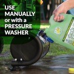 Oxy Solve House and Siding Pressure Washer Cleaner - Removes Stains from Mold & Mildew on Vinyl, Aluminum, Wood, Brick, Stucco - Concentrate 1 Gal.