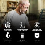 ISOtunes PRO 3.0: Bluetooth Hearing Protection Earbuds, 27 dB NRR, IP67 Water and Dust Proof, 20 Hour Battery Life, High Fidelity Audio Performance (Safety Orange)