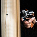 WORX WX128 Cordless Screwdriver 12 V 25 Nm 2 Speed and LED Light Cordless Drill Screwdriver Set for Drilling and Screws with Li-ion Battery, Charger and Case