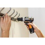 WORX WX128 Cordless Screwdriver 12 V 25 Nm 2 Speed and LED Light Cordless Drill Screwdriver Set for Drilling and Screws with Li-ion Battery, Charger and Case