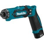 Makita DF012DSE 7.2V Lithium-Ion Cordless 1/4" Hex Driver-Drill Kit with Auto-Stop Clutch