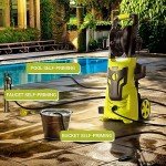 DEKOPRO Power Washer: 2150PSI Max. 1.8GPM Electric Pressure Washer with Hose Reel, Green, DKKHW06