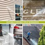 DEKOPRO Power Washer: 2150PSI Max. 1.8GPM Electric Pressure Washer with Hose Reel, Green, DKKHW06