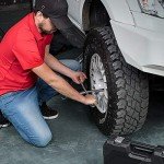 WorkPro 14-Inch Universal Folding Lug Wrench, 4-Way Cross Wrench