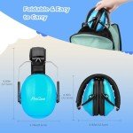 ProCase Noise Cancelling Headphones for Kids Toddler, SNR 27dB Noise Reduction Ear Muffs, Hearing Protection for Monster Jam, Concerts, Fireworks, Shooting, Air Show, Autism Sensory Needs -Blue