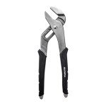 Olympia Tools 10-Inch Tongue and Groove Pliers, Straight Jaw Pliers with Cushion grip, 6 Jaw positions, 2.1" Jaw Capacity
