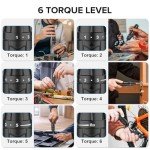 PECHAM 3.6V 2000mAh Cordless Screwdriver,Electric Screwdriver,350 RPM&5 Torque 5Nm,TYPE-C Charging, 8 Pcs Bits for Home Repairs,Portable Compact Design,Gifts for Men Him Dad Boyfriend