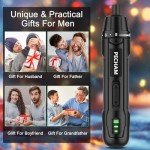 PECHAM 3.6V 2000mAh Cordless Screwdriver,Electric Screwdriver,350 RPM&5 Torque 5Nm,TYPE-C Charging, 8 Pcs Bits for Home Repairs,Portable Compact Design,Gifts for Men Him Dad Boyfriend