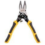 DEWALT DWHT70276 Compound Action Lineman Pliers 4-1/2 Inch, Chrome