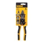 DEWALT DWHT70276 Compound Action Lineman Pliers 4-1/2 Inch, Chrome
