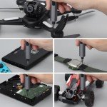 SHARDEN Mini Electric Screwdriver, 29 in 1 Small Electric Screw Driver Kit with 24 Magnetic Bits, Precision Cordless Repair Tool for Phone, Camera, Laptop, Watch