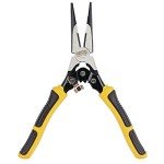 DEWALT DWHT70277 Compound Action Long Nose Pliers 9 Inch , Black
