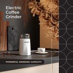 Mueller Living HyperGrind Precision Electric Spice/Coffee Grinder Mill with Large Grinding Capacity and HD Motor also for Spices, Herbs, Nuts, Grains, White