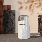 Mueller Living HyperGrind Precision Electric Spice/Coffee Grinder Mill with Large Grinding Capacity and HD Motor also for Spices, Herbs, Nuts, Grains, White