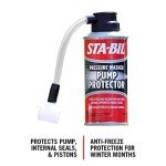 STA-BIL Pump Protector - Protects Pressure Washer Pumps and Other Internal Components During Storage, Next Gen Anti-Freeze and Lubricant Formula, 4oz (22007)