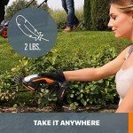 WORX WG801.9 20V 2 in 1 Cordless Hedge Trimmer, 4" Grass Shear & 8" Shrub Trimmer with 2 Blades, Battery & Charger Not Included