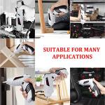 Electric Screwdriver Cordless, Goldsea Powered Screwdriver Set with 10 Magnetic Bits tool kit for college students,Portable Rechargeable Screw driver Tool Set for Dorm Home DIY(4.2v, 3.5n.m, White)