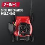 PowerSmart 21" 2-in-1 Push Lawn Mower, 125cc Engine, Adjustable Cutting Height, Lightweight, Easy Assembly