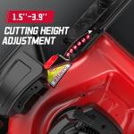 PowerSmart 21" 2-in-1 Push Lawn Mower, 125cc Engine, Adjustable Cutting Height, Lightweight, Easy Assembly